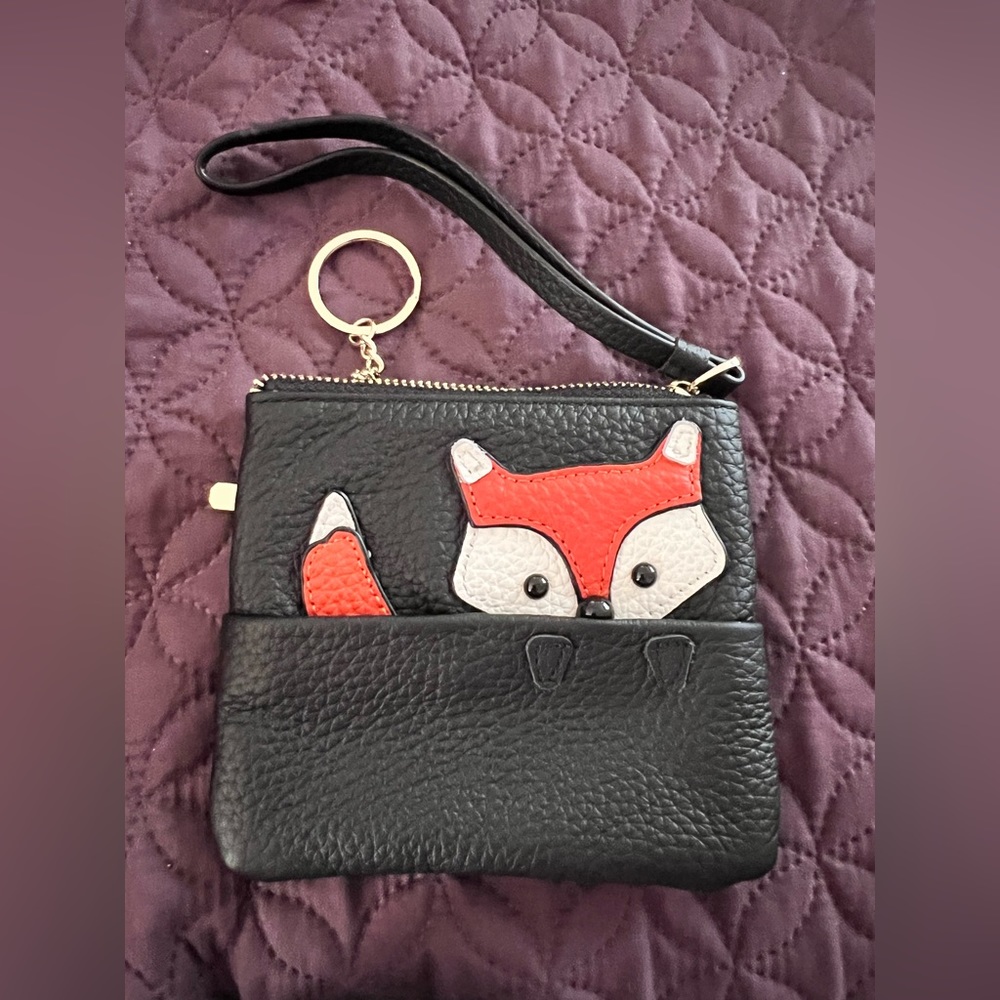 ♥️ Mini fox wristlet coin purse